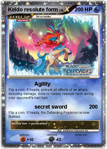 Pokemon Keldo resolute form