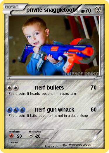 Pokemon privite snaggletooth