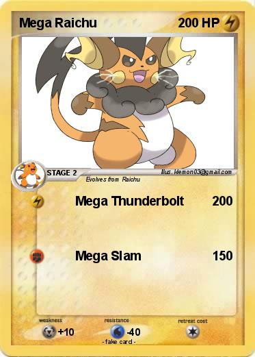 Pokemon Mega Raichu