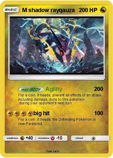 Pokemon M shadow rayqauza