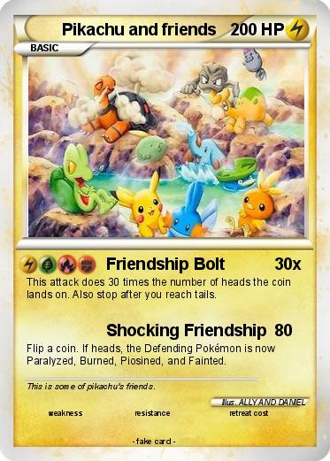 Pokemon Pikachu and friends