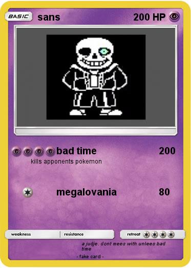 Pokemon sans