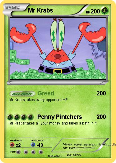 Pokemon Mr Krabs