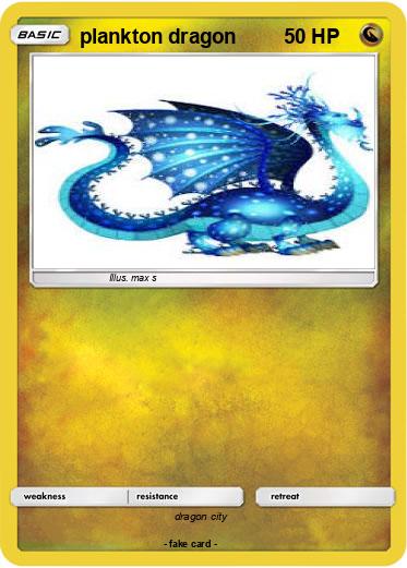 Pokemon plankton dragon