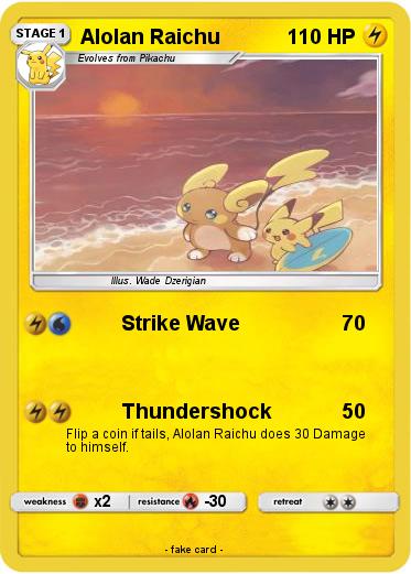 Pokemon Alolan Raichu
