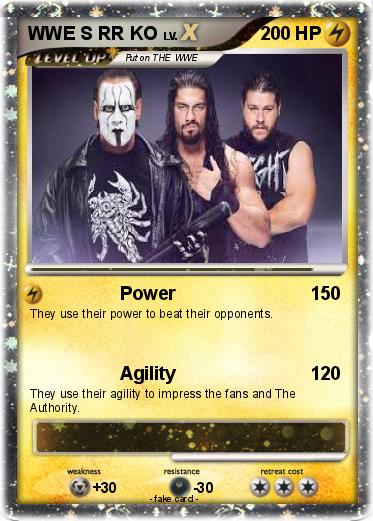 Pokemon WWE S RR KO