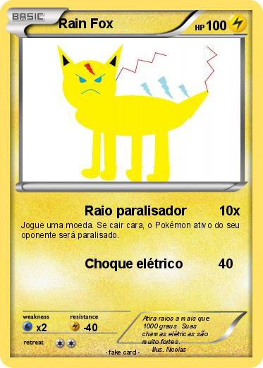 Pokemon Rain Fox