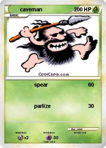 Pokemon caveman