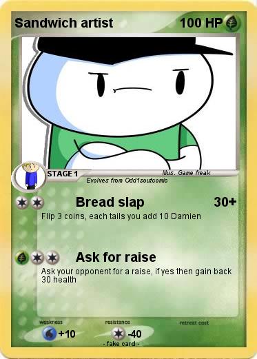 Pokemon Sandwich artist