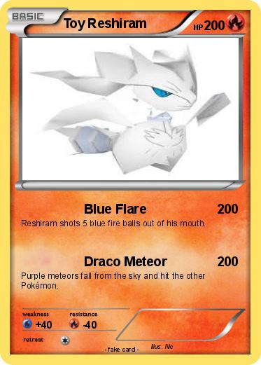 Pokemon Toy Reshiram