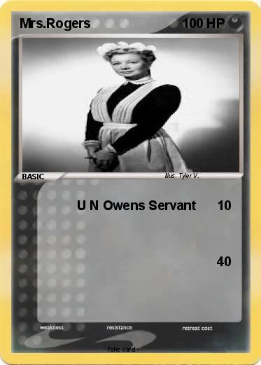 Pokemon Mrs.Rogers
