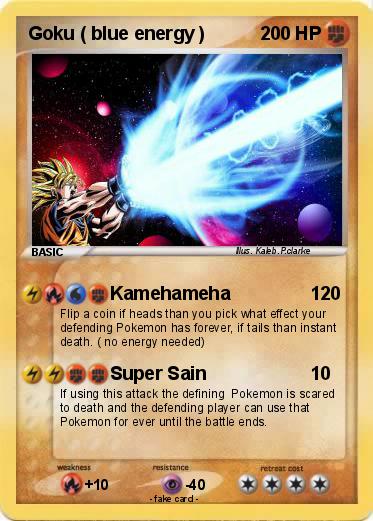 Pokemon Goku ( blue energy )