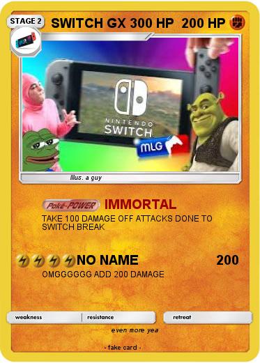 Pokemon SWITCH GX 300 HP