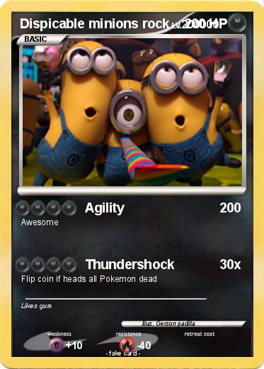 Pokemon Dispicable minions rock