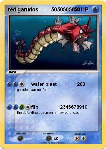 Pokemon red garudos         5050505050