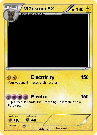 Pokemon M Zekrom EX