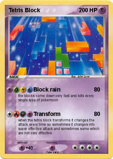 Pokemon Tetris Block