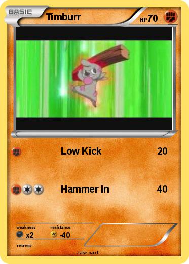 Pokemon Timburr