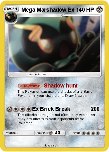 Pokemon Mega Marshadow Ex