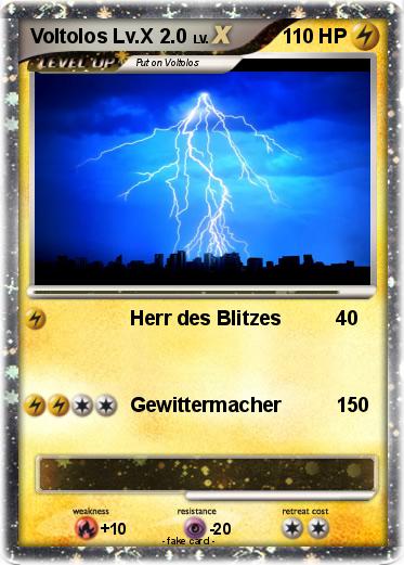 Pokemon Voltolos Lv.X 2.0