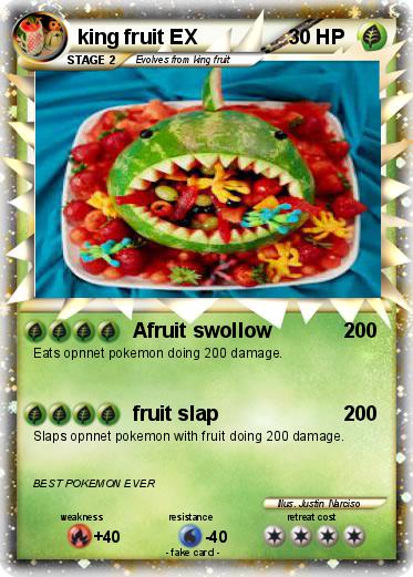 Pokemon king fruit EX