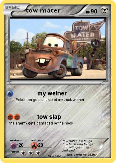 Pokemon tow mater
