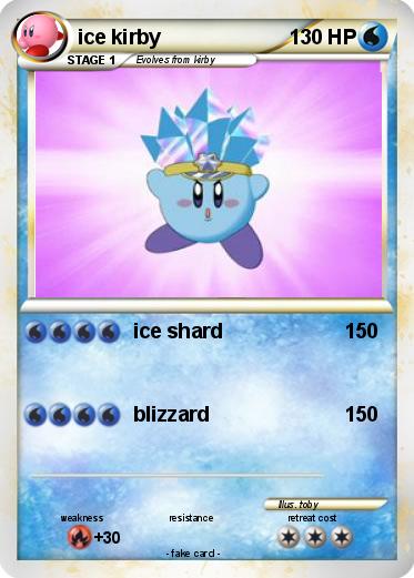 Pokemon ice kirby