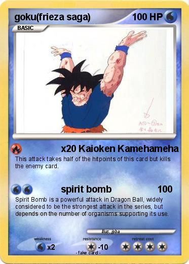 Pokemon goku(frieza saga)
