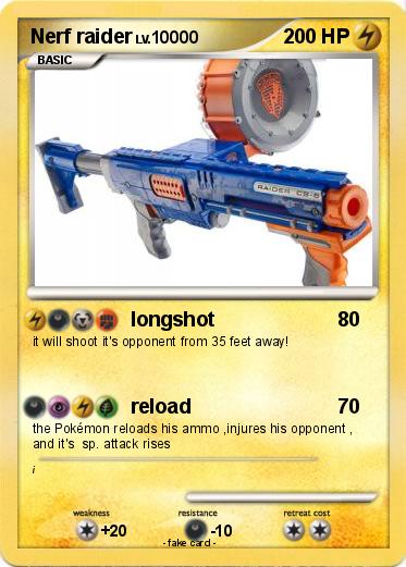 Pokemon Nerf raider