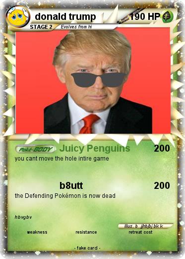Pokemon donald trump