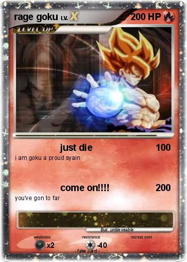 Pokemon rage goku