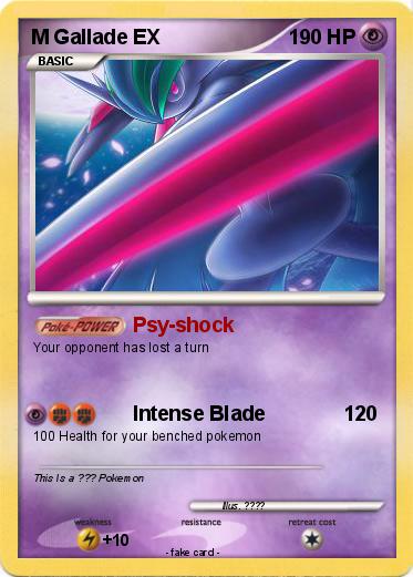 Pokemon M Gallade EX