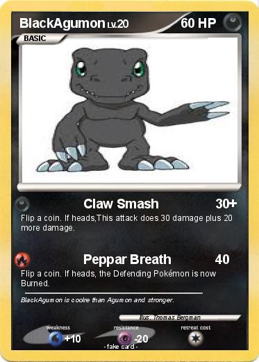 Pokemon BlackAgumon