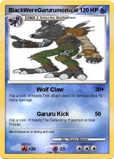 Pokemon BlackWereGarurumon