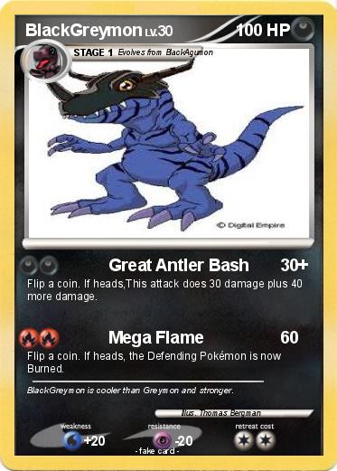 Pokemon BlackGreymon