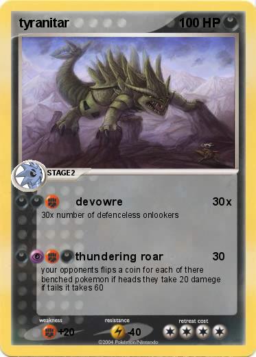 Pokemon tyranitar