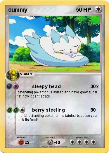 Pokemon dummy