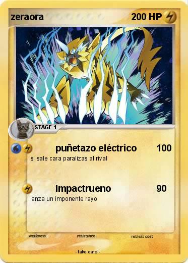 Pokemon zeraora