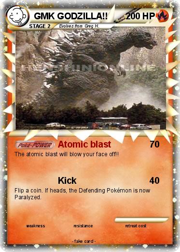 Pokemon GMK GODZILLA!!