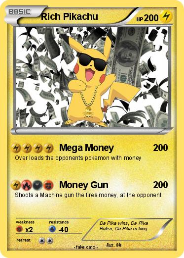Pokemon Rich Pikachu