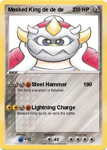 Pokemon Masked King de de de      2