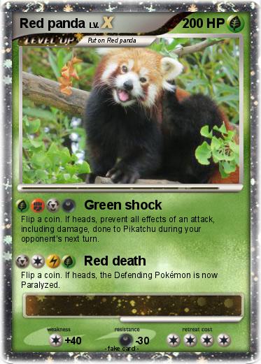 Pokemon Red panda