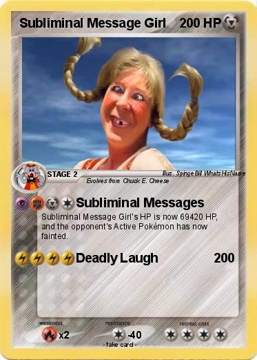 Pokemon Subliminal Message Girl