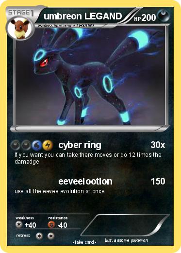 Pokemon umbreon LEGAND