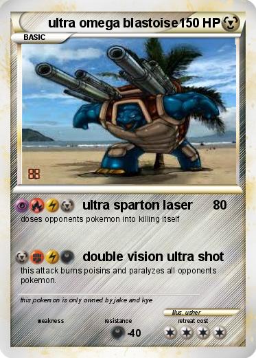 Pokemon ultra omega blastoise