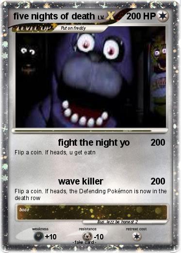 Pokemon five nights of death