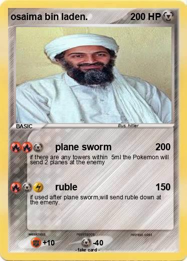 Pokemon osaima bin laden.