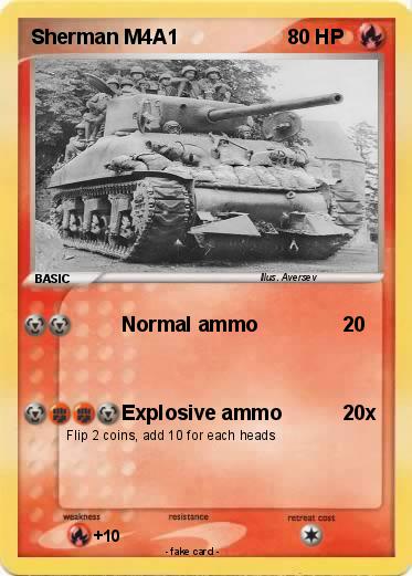 Pokemon Sherman M4A1