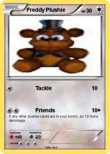 Pokemon Freddy Plushie