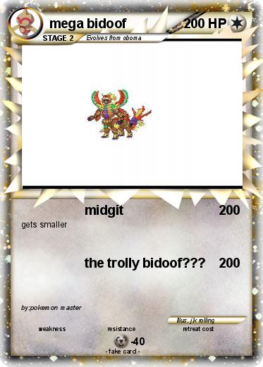Pokemon mega bidoof